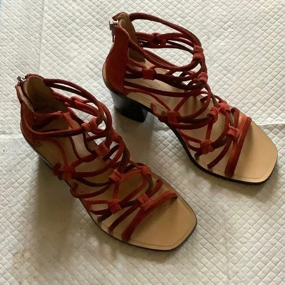rag & bone Camille sandals Terracotta size 6 - Picture 6 of 16